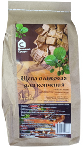 Щепа для копчения "Домашний сундук" Ольховая 1,5л.