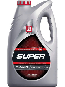 Масло Лукойл Супер 5W40 SG/CD 4 л /0161