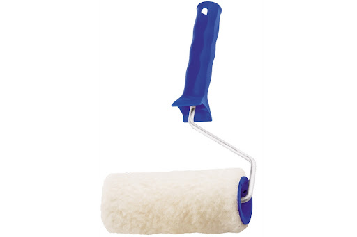 Валик в сборе натуральный мех СИБРТЕХ 250 мм, ворс 12 мм /80124