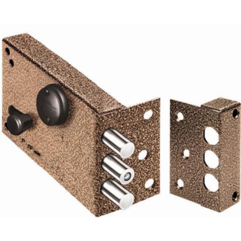 Замок накладной ЭЛЬБОР 1.02.61.5К (1.02.61.КМА) ЛАЗУРИТ/5215