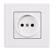 Розетка белая Lin Life Sedef 90403007/365-36307
