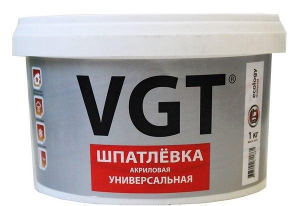 Шпатлевка VGT универсальная для вн./нар. работ влагостойкая 1 кг