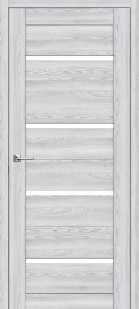 ДЦ 700 ПВХ Йота Ривьера Айс (экошпон) (21х8) Черное стекло 125-470