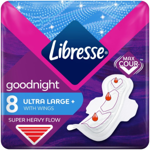 Libresse гиг. прокладки Ultra Ночные 8 шт/9556/8205