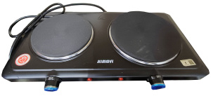 Плита электрическая HIMMEL SE-4225, 2 конф., 2500Вт, черный