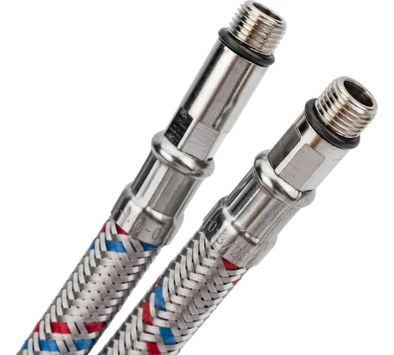 Подводка для смесителей Г1/2-М10 длинный штуцер (37) - 400 мм/3450