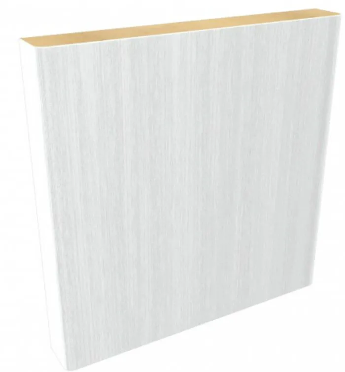 Наличник плоский EcoTex 8*70*2150 белая лиственница /ВИТРИНА