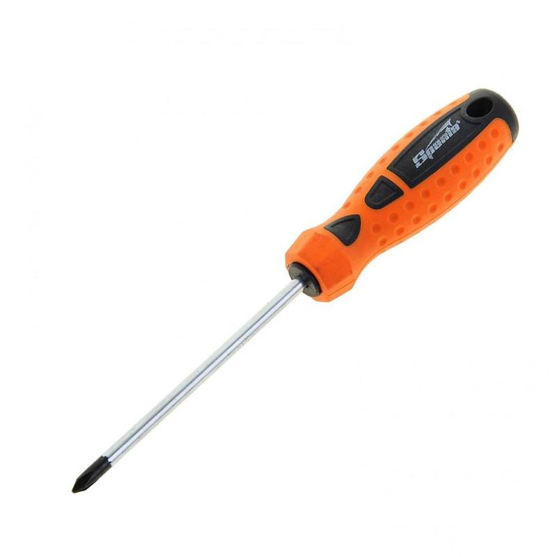 Отвертка Point Ph1*100мм CRV 2-х компонентная рукоятка/SPARTA 11775