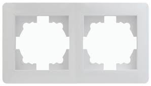 Рамка ЗАРЯ TREND 2м розетки ВТ-18 черный soft-touch/4862