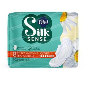 OLA! Silk Sense Прокл. Ромашка 8шт./0303-50224
