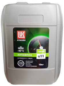Антифриз Лукойл G11 GREEN, кан (10кг)/90902