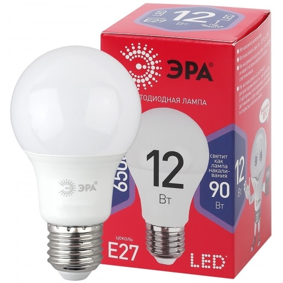 Лампа LED ЭРА А60-12W-865-E27 R ECO 5406