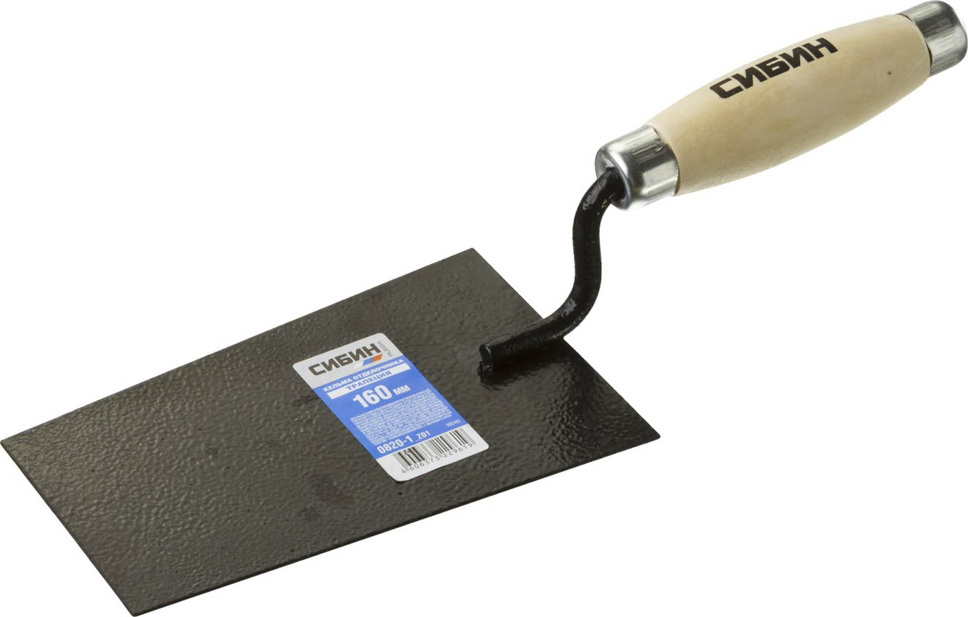 Кельма лопатка, деревянная рукоятка, нержавеющее полотно 80мм STAYER PROFESSIONAL/0832-08