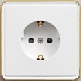 Розетка SAKURA с/з с/у белый TEKLED Electric 282-03084