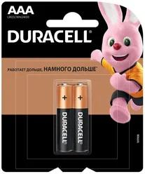 Батарейка Duracell SIMPLY ААA LR03/MN2400 2BL/5011646/5010663