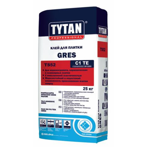 Клей TYTAN GRESS 25 кг, плиточный/1516