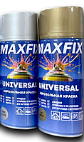 Аэрозольная краска MAXFIX 1680 серебро 400мл/23328