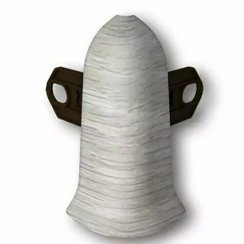 Угол наружный для плинтуса Идеал 432 Дуб платиновый/7009