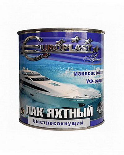 Лак яхтный алкидно-уретановый 0.8кг EUROGLASS