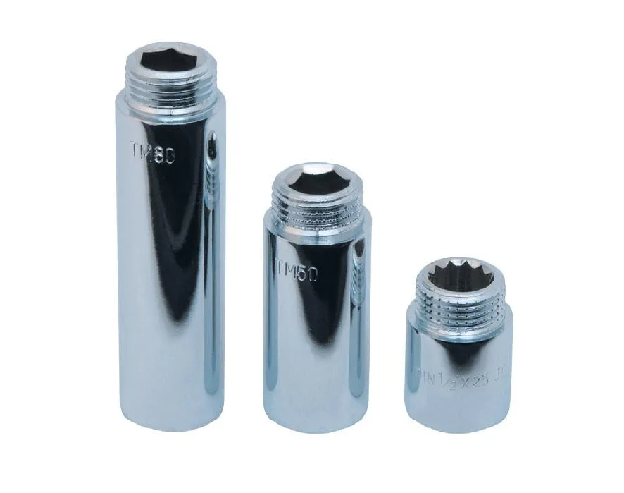 Удлинитель никель круглый 1/2"*10 вн./нар. AQUAFIT/STI /3211