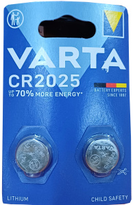 Батарейка Lithium CR2025 3V-170mAh (2шт)/6422