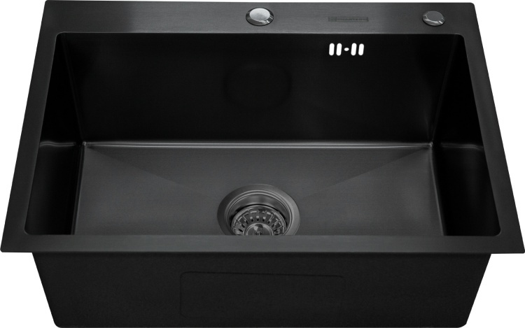 Мойка мрамор SMARTECH 600*450*225 BLACK/84865