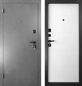 Дверь АРКТИК КЛАССИКА-2050/880/R Муар черный 999 Арктик ЦП-014/0110