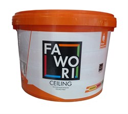Краска для потолка FAWORI CEILING 2,5л, акриловая, матовая, белый/2764
