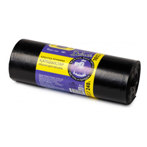 Пакеты для мусора Deluxe 240 л без завязок (рул. 10 шт) Р805