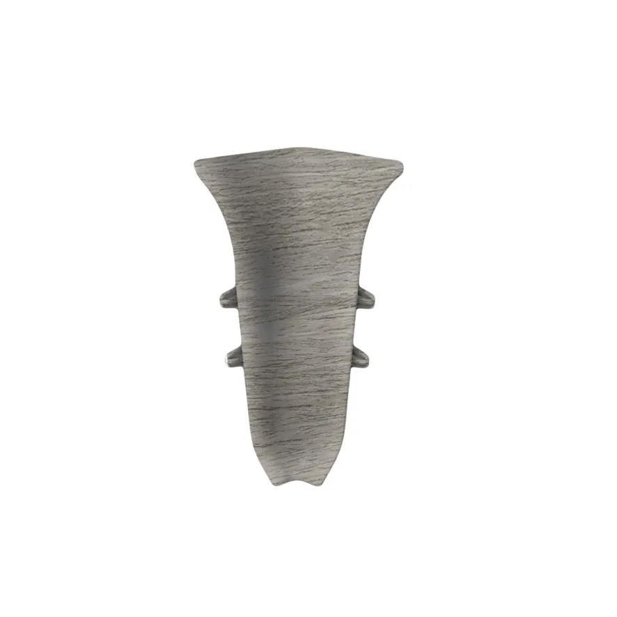 Угол внутренний для плинтуса Идеал 296 Орех серый/6293