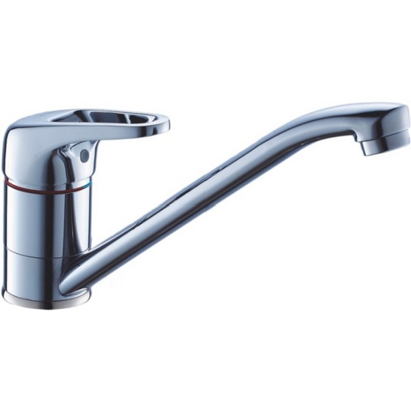 Смеситель GROSS AQUA для кухни короткий излив, гайк. 3509511C-G0145 Optima/Ц0788354