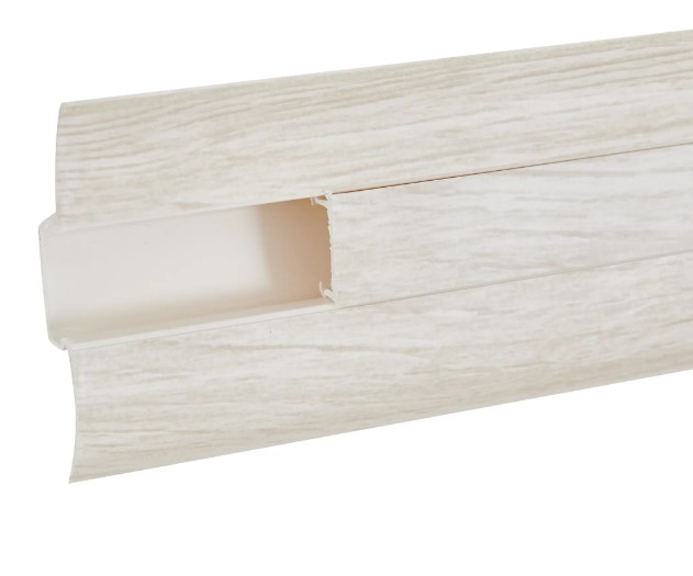 Плинтус напольный ПВХ STELLA Comfort Дуб Силк 461 2200*62*20