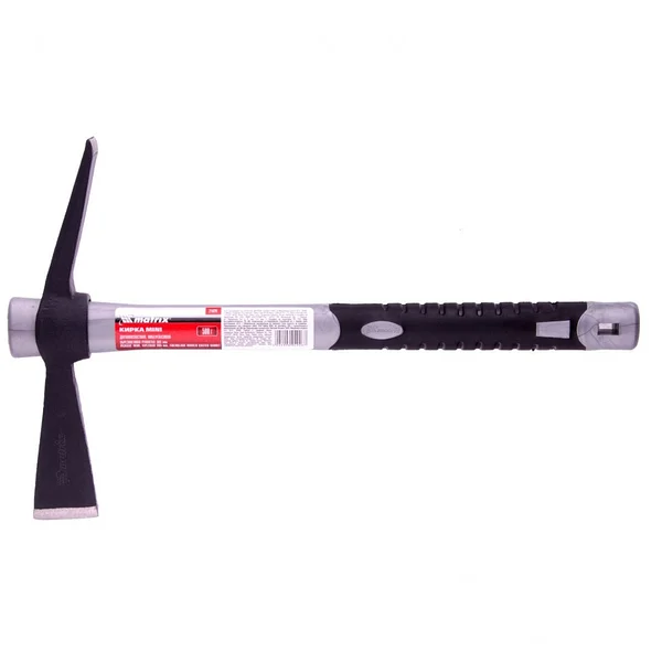 Молоток кирка MATRIX MINI двухплоскостная 500 г, фиберглас. рук. /21826