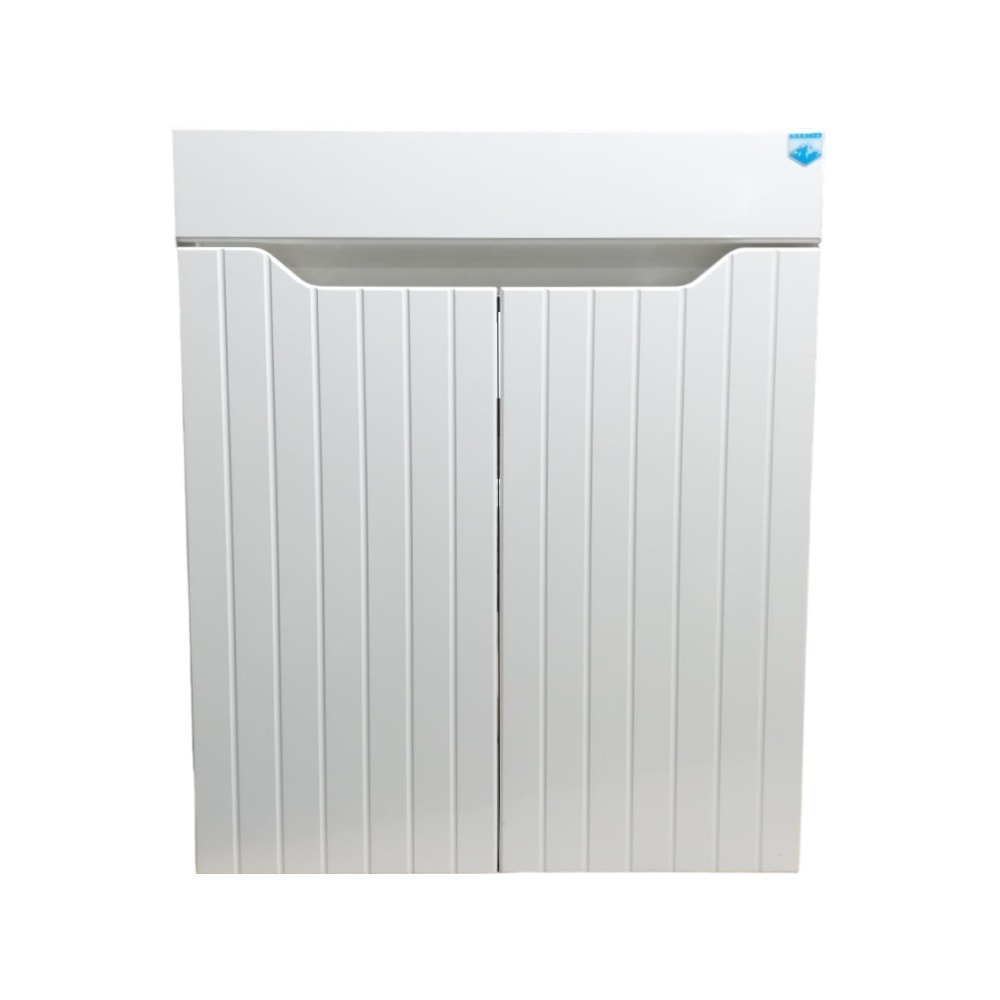 Тумба Shine Геометрия 60, напольная, 2 двери, бетон лофт дерево/237783