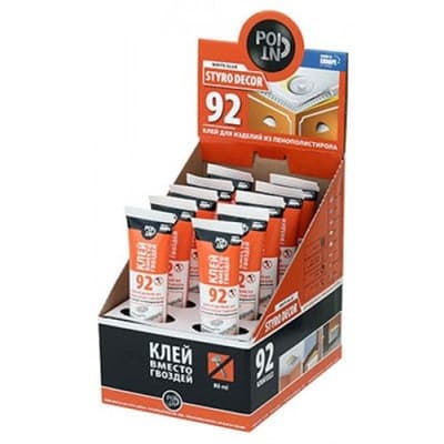 Клей POINT 92 для пенополистирола 80мл (4138)/8955