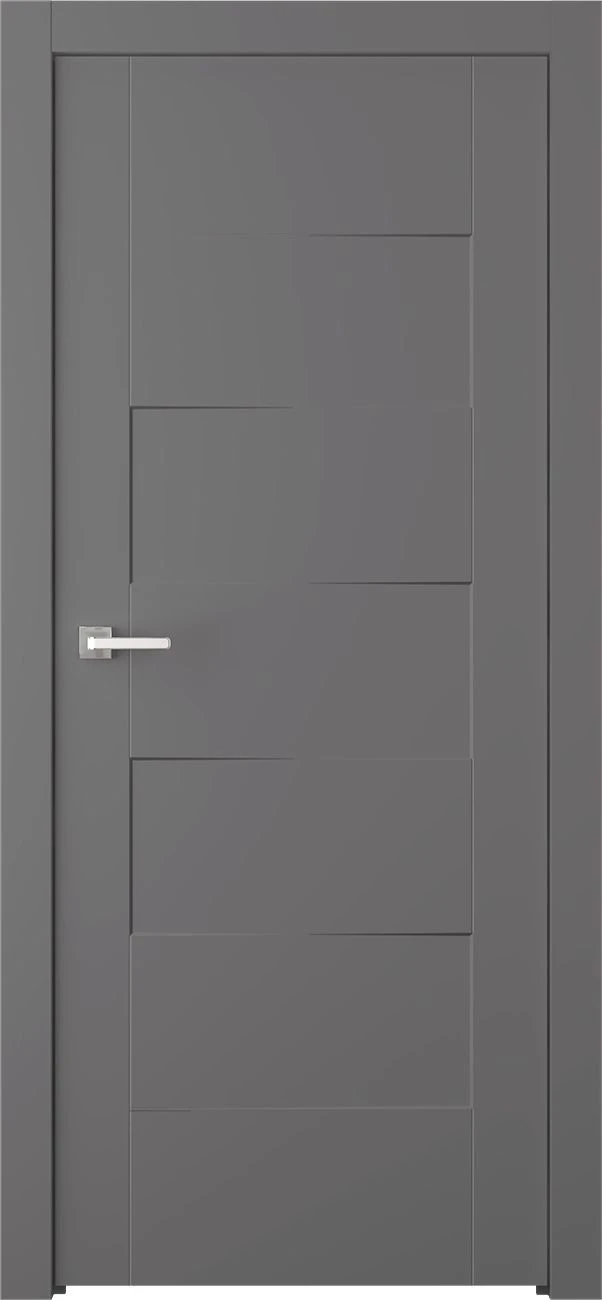 С01 Полотно дверное глухое 700*2000 ПВХ эмалит графит/571-700 (заказная)