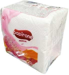 Салфетки "Papirone" premium 100 шт/1355