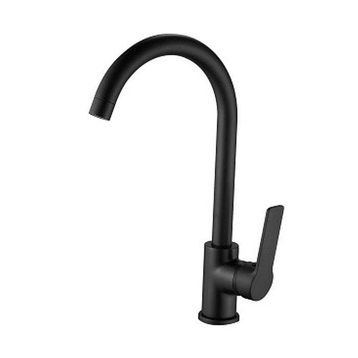Смеситель ESKO Singapore black для кухни высокий излив SB 519