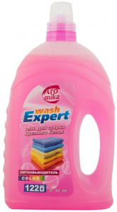 WashExpert гель для стирки цветного белого белья 4300 мл Color + Пятновыводитель