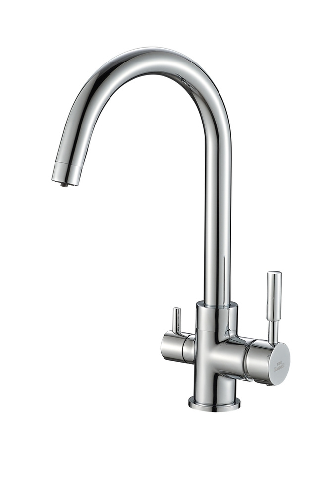Смеситель HAIBA HB76840 для кухни со встроенным фильтром хром/232906