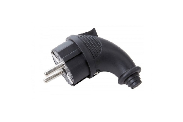 Вилка LEZARD с ручкой угловая 2P-PE 1*16A 220*240 106-0400-0109/108 