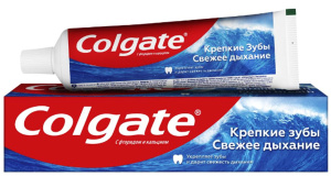 Зубная паста "Colgate" 100мл., Крепкие зубы свежее дыхание 