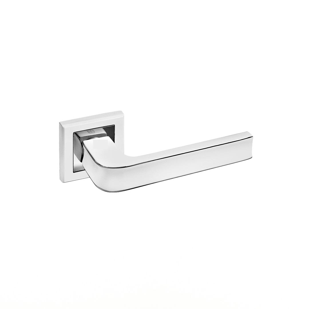Дверная ручка FT-A37-WH/PC (А2035АЕ8S-WPC) /5636/0270