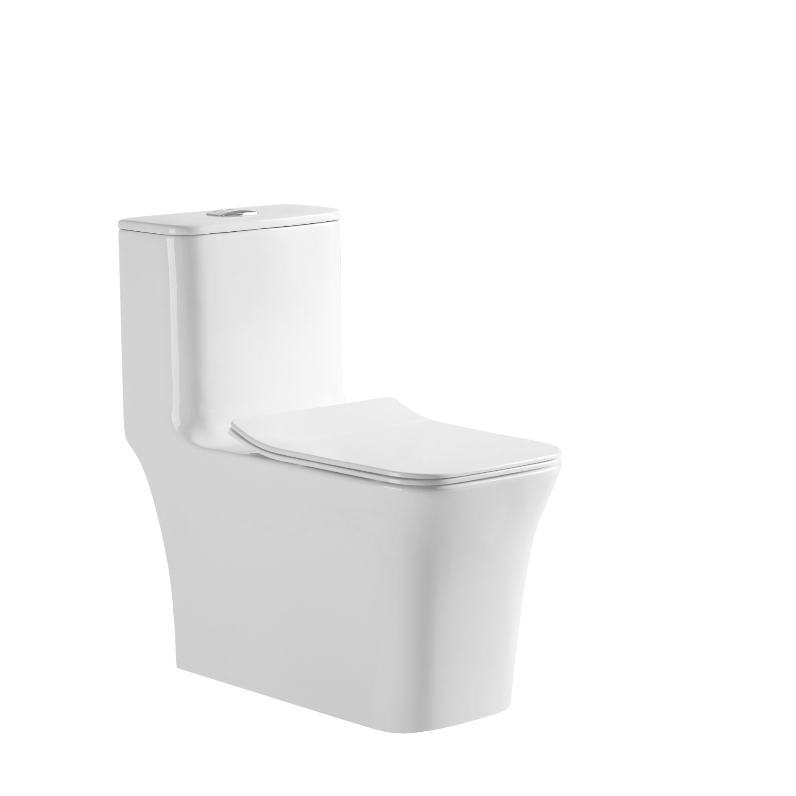 Унитаз монолитный SANITECO SA-3076, белый 690*370*755/234904