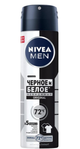 Дезодорант антиперспирант NIVEA MEN "Невидимый для ч/б" 150мл./82241