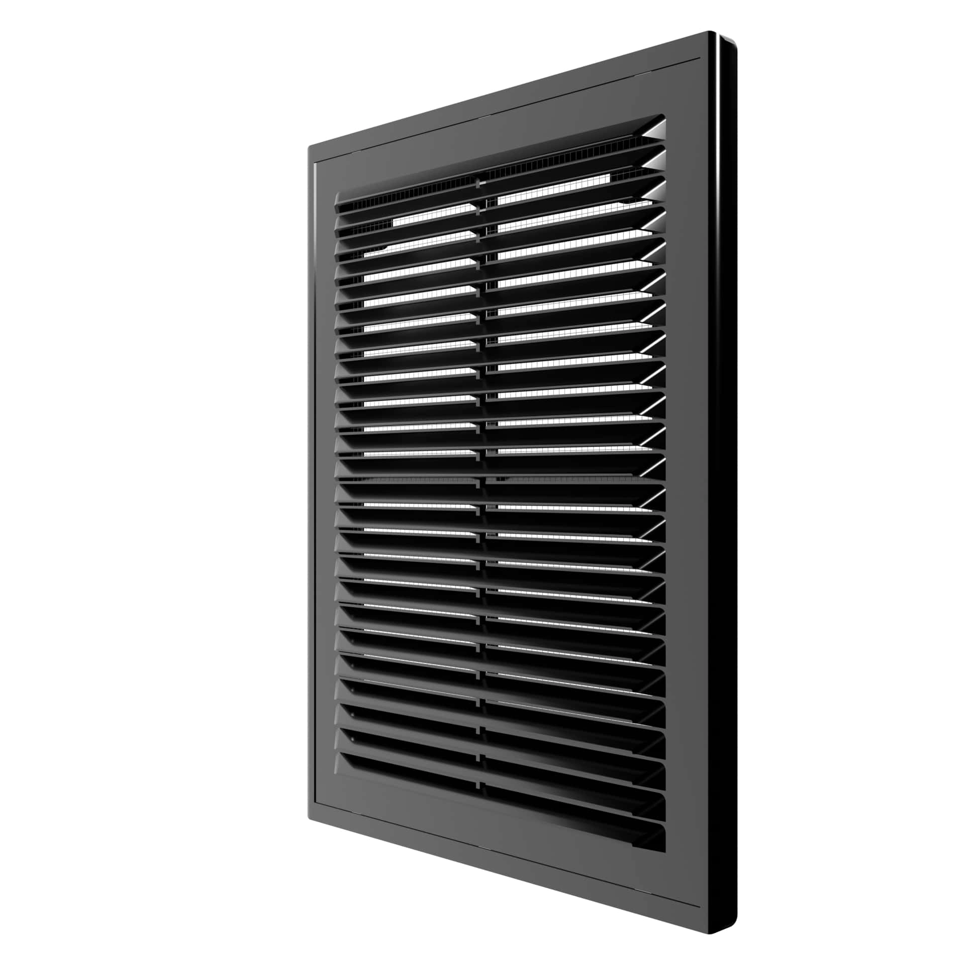 Решетка вентиляционная Р сетка разъемная ERA 150*200 мм пластик 1520Р Black /7925