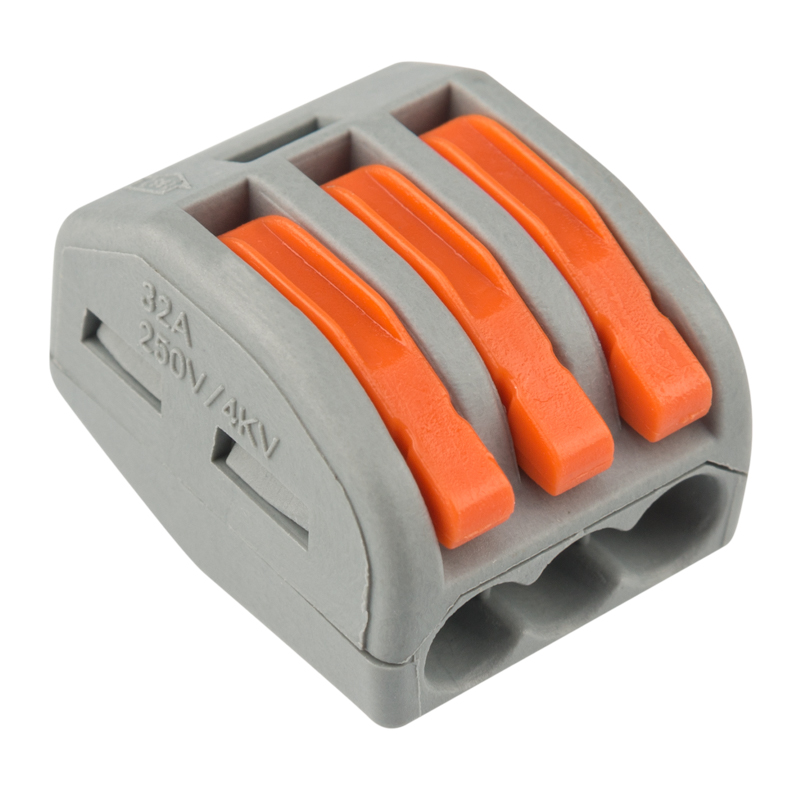 Клемма 3-проводная 3 отверстия, 32А 11-12мм ЗАРЯ/5155