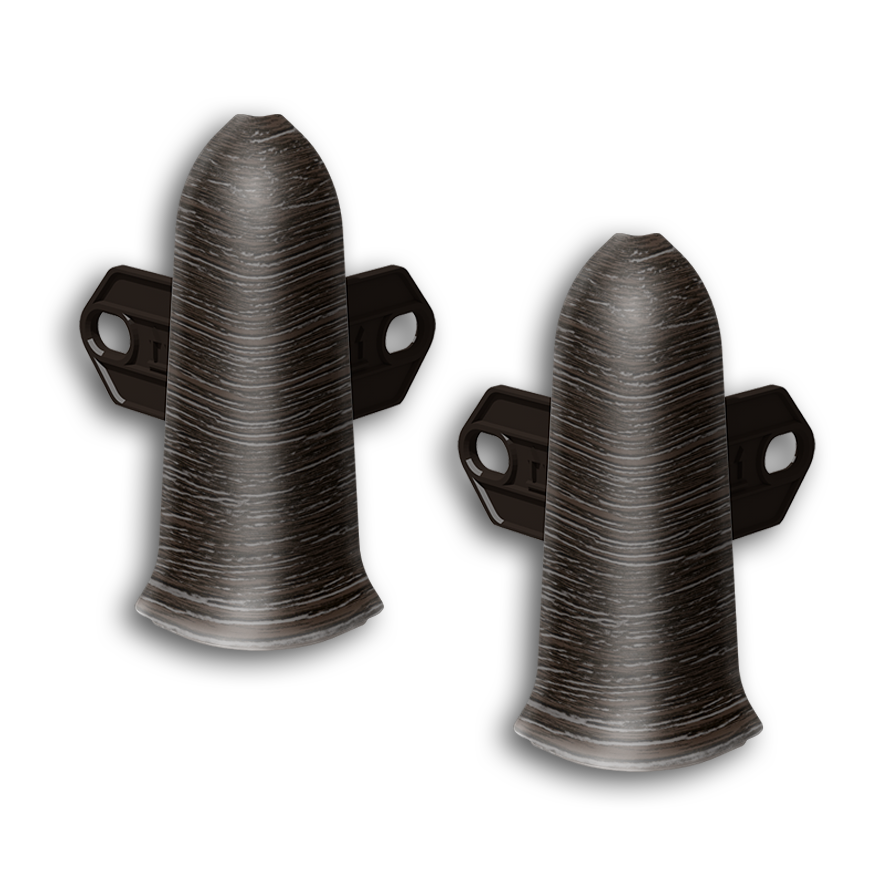 Угол наружный для плинтуса Идеал 303 Венге темный/4788