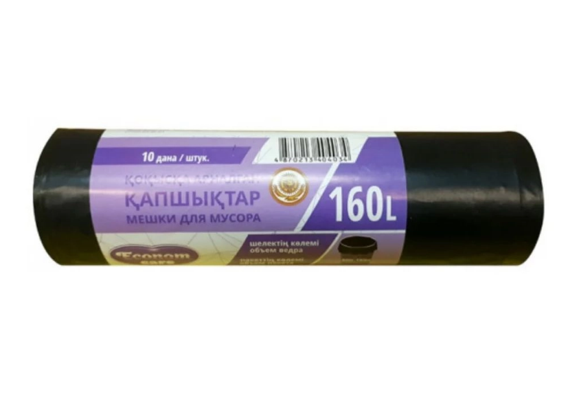 Пакеты для мусора Deluxe 120 л без завязок (10 шт) /Р316