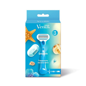 GILLETTE VENUS Бритва с 3 сменн. касс. + чехол